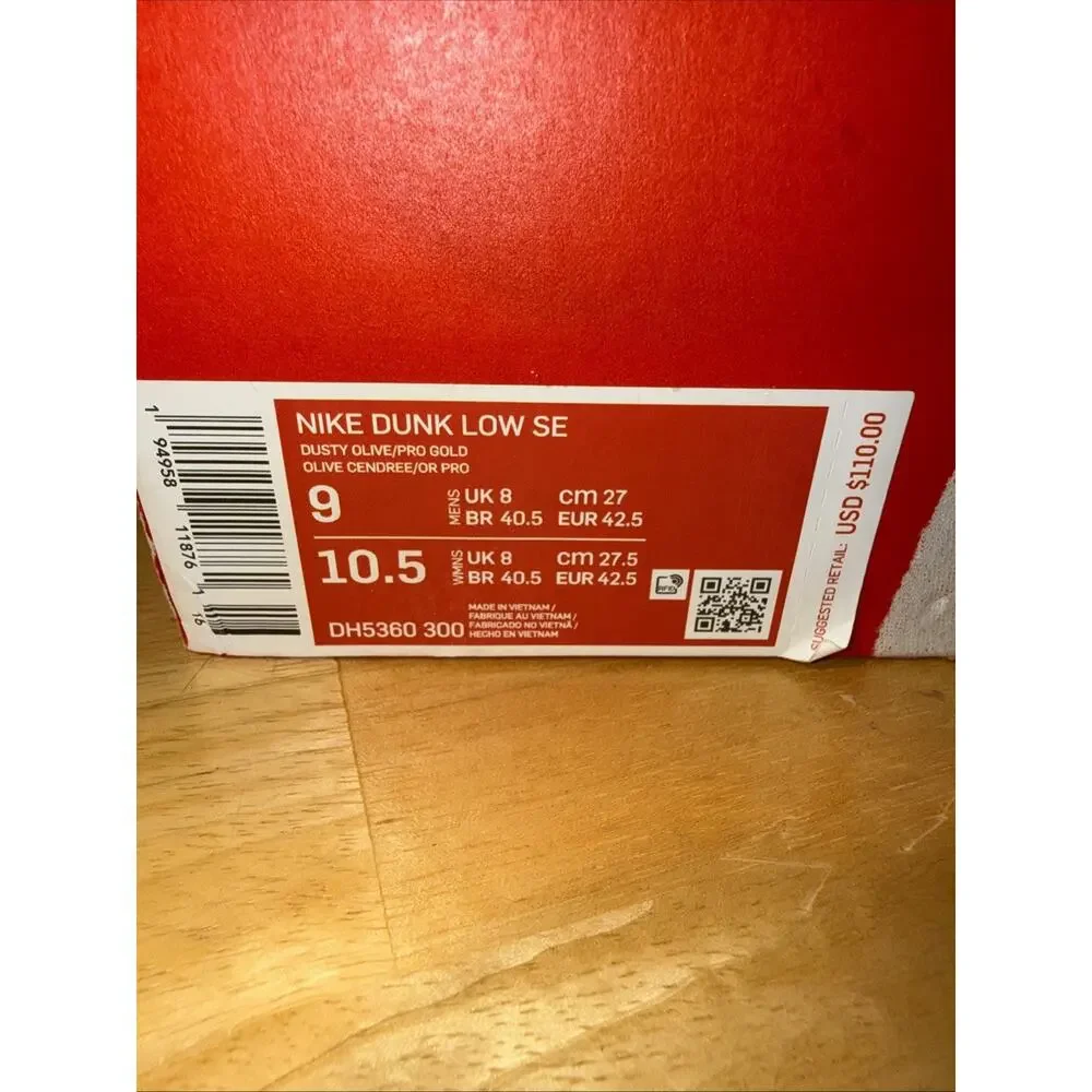 Size 9 - Nike Dunk Low Dusty Olive